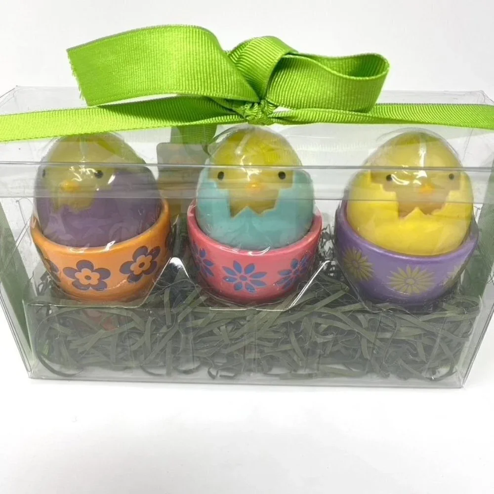 Target Easter Egg Cups Egg Chicks Candle Gift Set